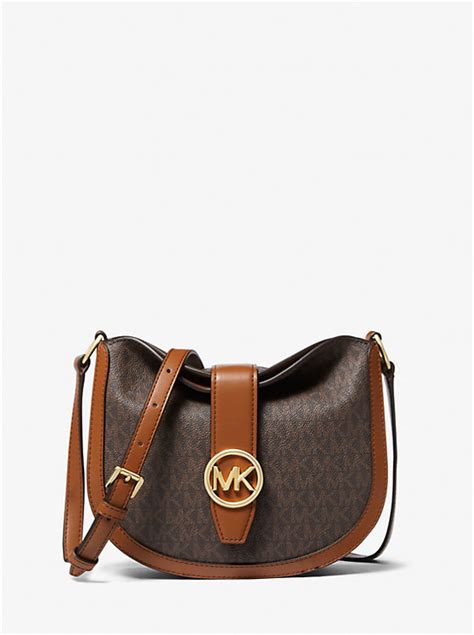 michael kors outlet gabby small signature logo hobo crossbody bag|michael kors handbags clearance sale.